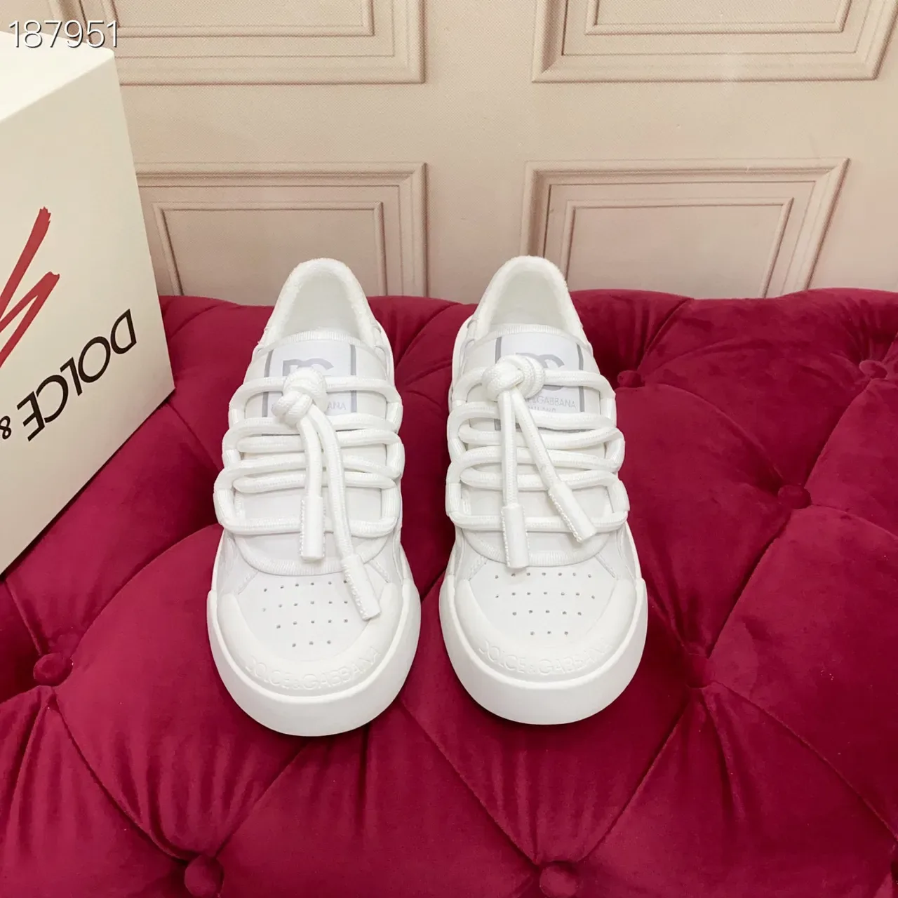 Dolce & Gabbana NS1 tênis lifestyle chunky branco 4
