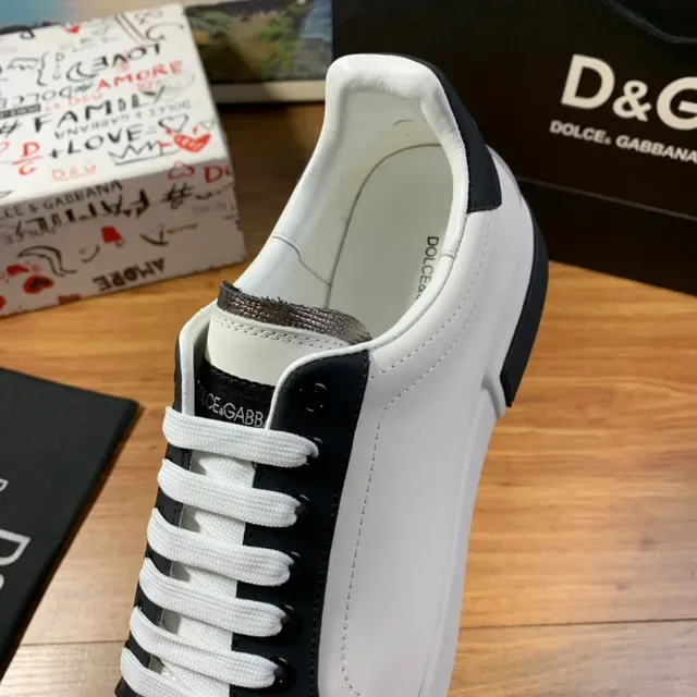 Dolce & Gabbana Portofino Sneakers lifestyle branco e preto 2