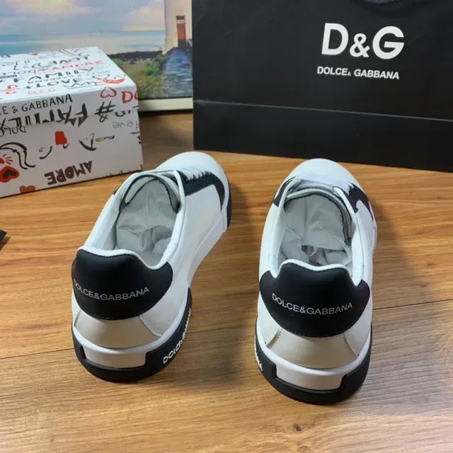 Dolce & Gabbana Portofino Sneakers lifestyle branco e preto 6