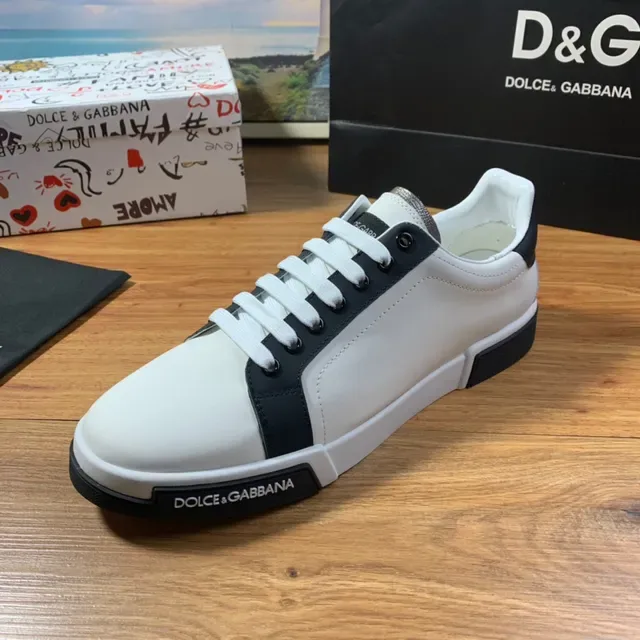 Dolce & Gabbana Portofino Sneakers lifestyle branco e preto 9
