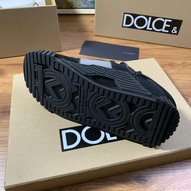 Dolce & Gabbana Black Mesh Lifestyle Sneaker 2