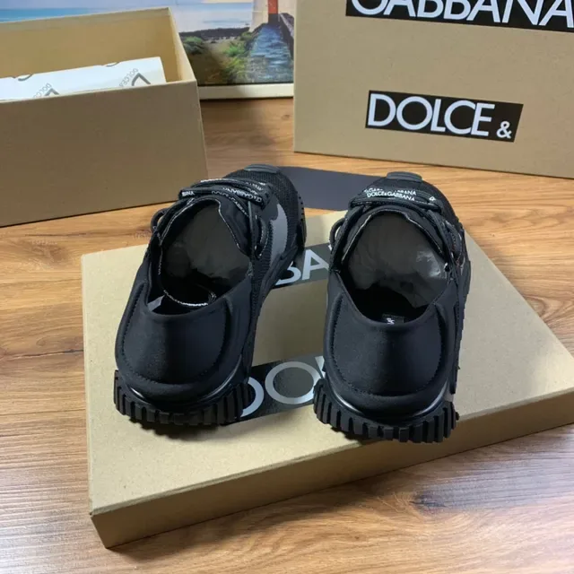 Dolce & Gabbana Black Mesh Lifestyle Sneaker 6