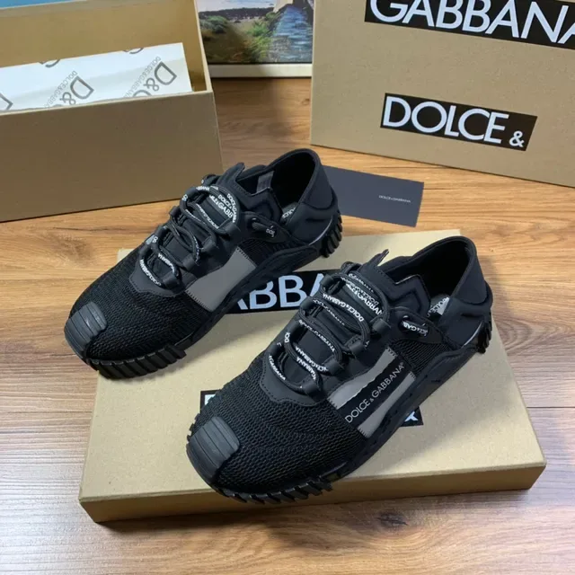 Dolce & Gabbana Black Mesh Lifestyle Sneaker 7