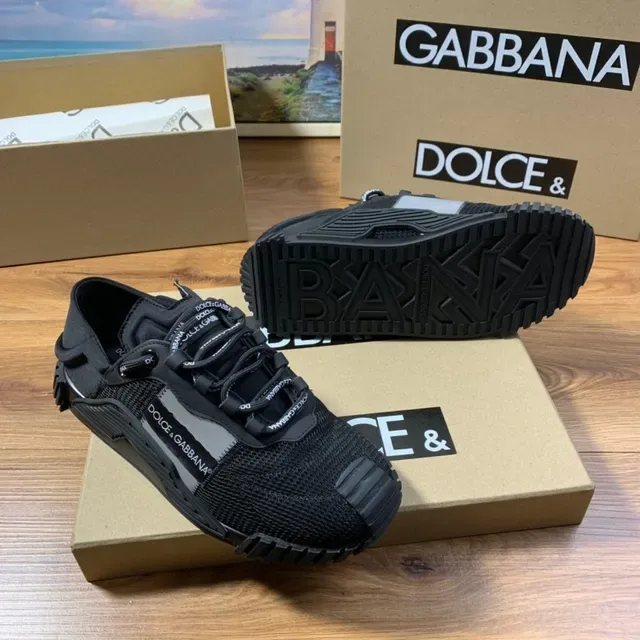 Dolce & Gabbana Black Mesh Lifestyle Sneaker 8
