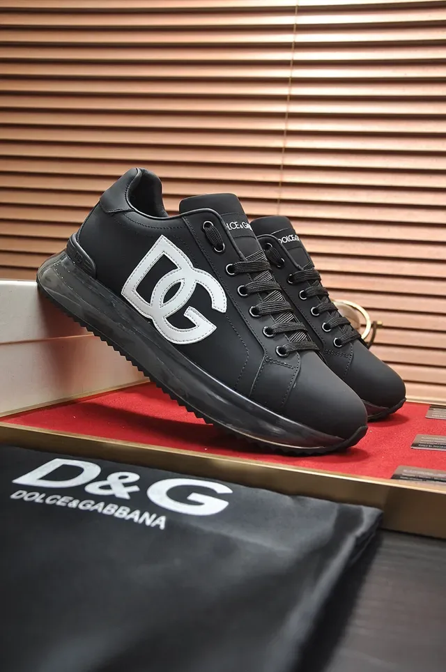 Dolce & Gabbana DG Logo Black White Lifestyle Sneaker 8