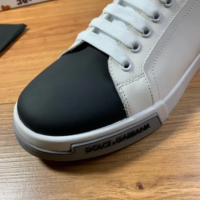 Dolce & Gabbana Two-Tone Leather Lifestyle Sneakers 3