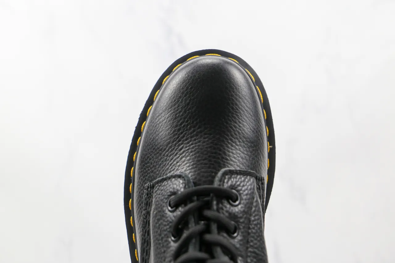 Dr. Martens 1460 Black Pebbled Leather 8-Eyelet Martin Boot 5