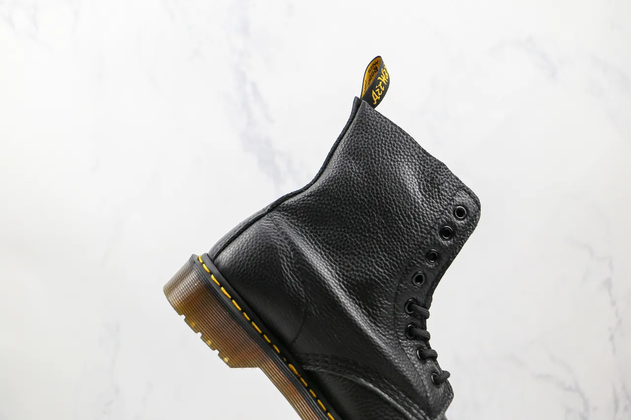 Dr. Martens 1460 Black Pebbled Leather 8-Eyelet Martin Boot 6