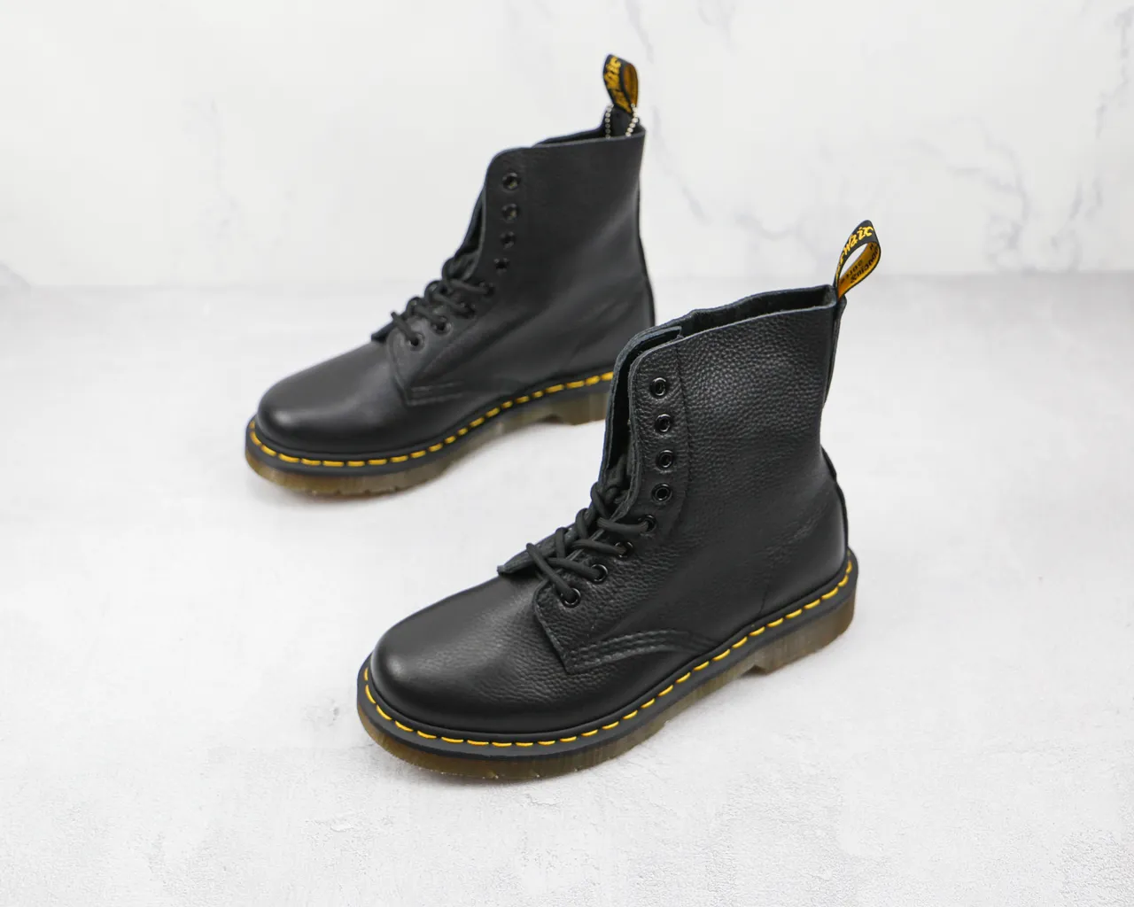 Dr. Martens 1460 Black Pebbled Leather 8-Eyelet Martin Boot 7