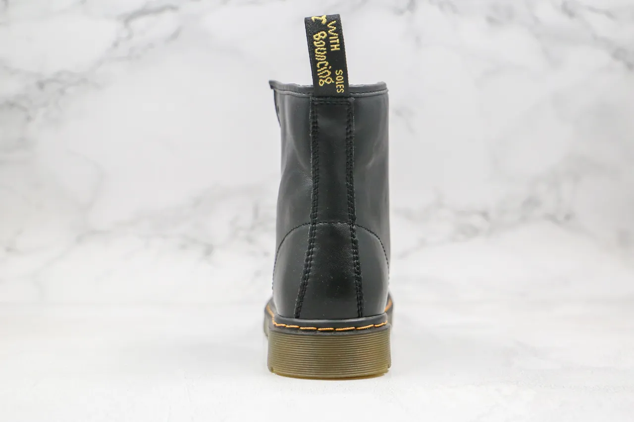 Dr. Martens 1460 Black Smooth Leather Martin Boots 3