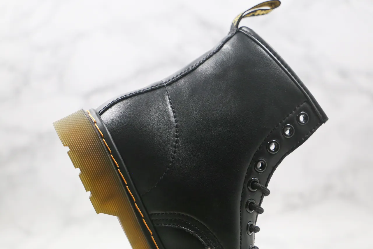 Dr. Martens 1460 Black Smooth Leather Martin Boots 6