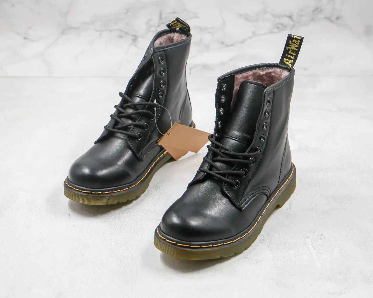 Dr. Martens 1460 Black Smooth Leather Martin Boots 7
