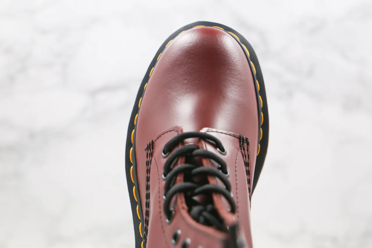 Dr. Martens 1460 Burgundy Smooth Leather Martin Boot 9