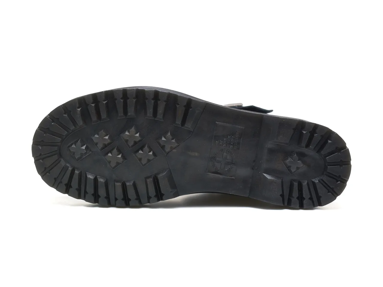 Dr. Martens Botas de plataforma preta e amarela com fivela em forma de coração para tornozelo 6