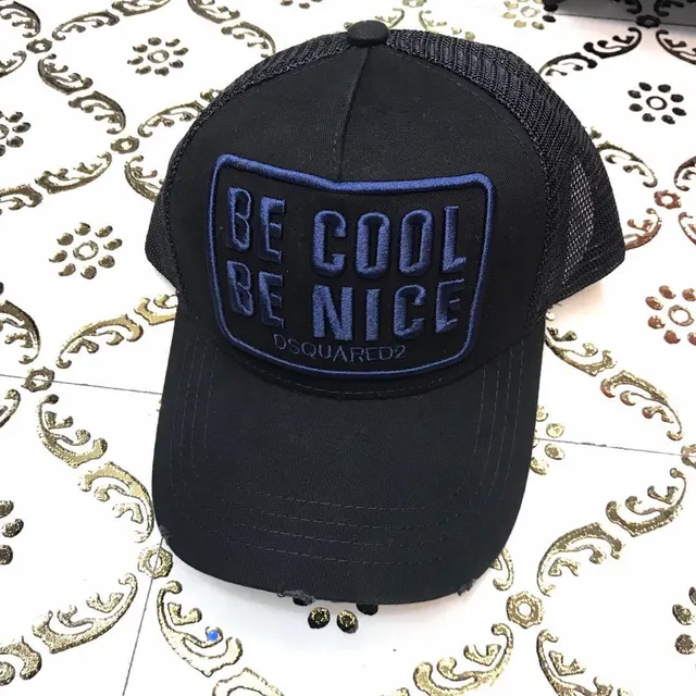 Dsquared2 Be Cool Be Nice এমব্রয়ডারি নেভি বেসবল ক্যাপ 4