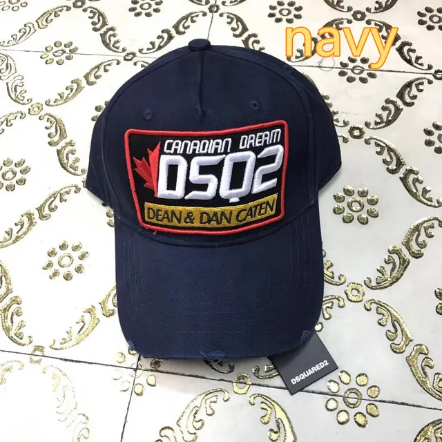 DSQUARED2 Canadian Dream DSQ2 Embroidered Black Baseball Cap 2