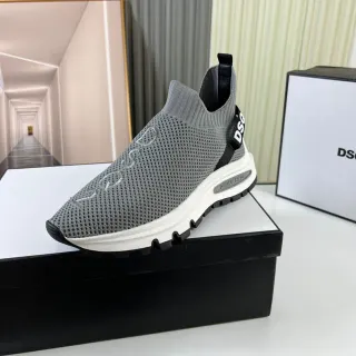 Dsquared2 Speed Trainer Gray Sock-Fit Lifestyle Sneakers