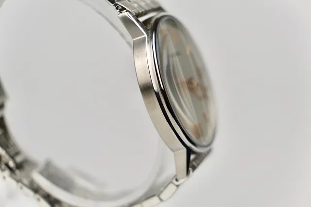 Emporio Armani Classic Silver-Tone Stainless Steel White Dial Quartz Watch 3