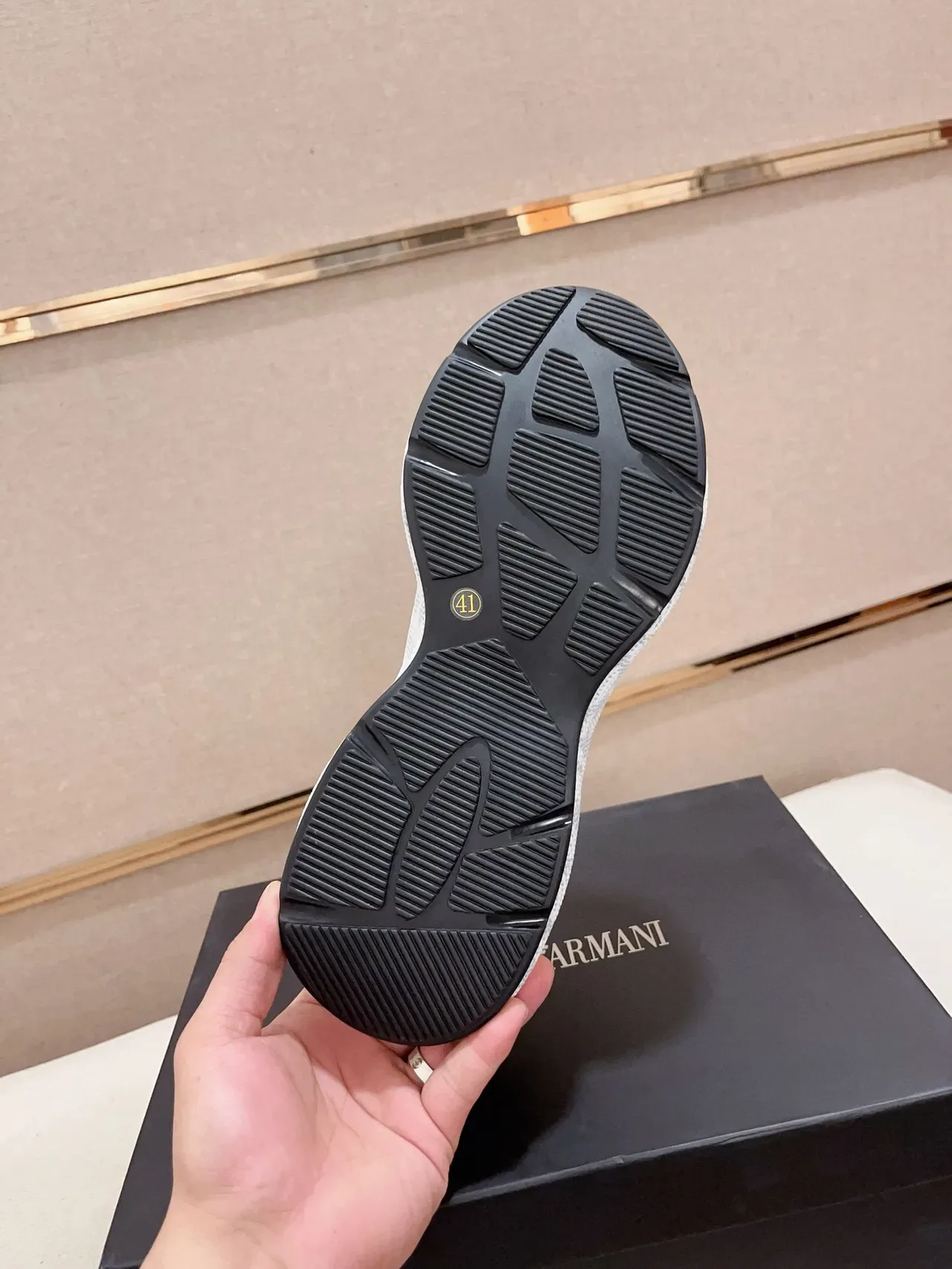 Emporio Armani Knit Monogram Eagle Logo Lifestyle Sneaker 9