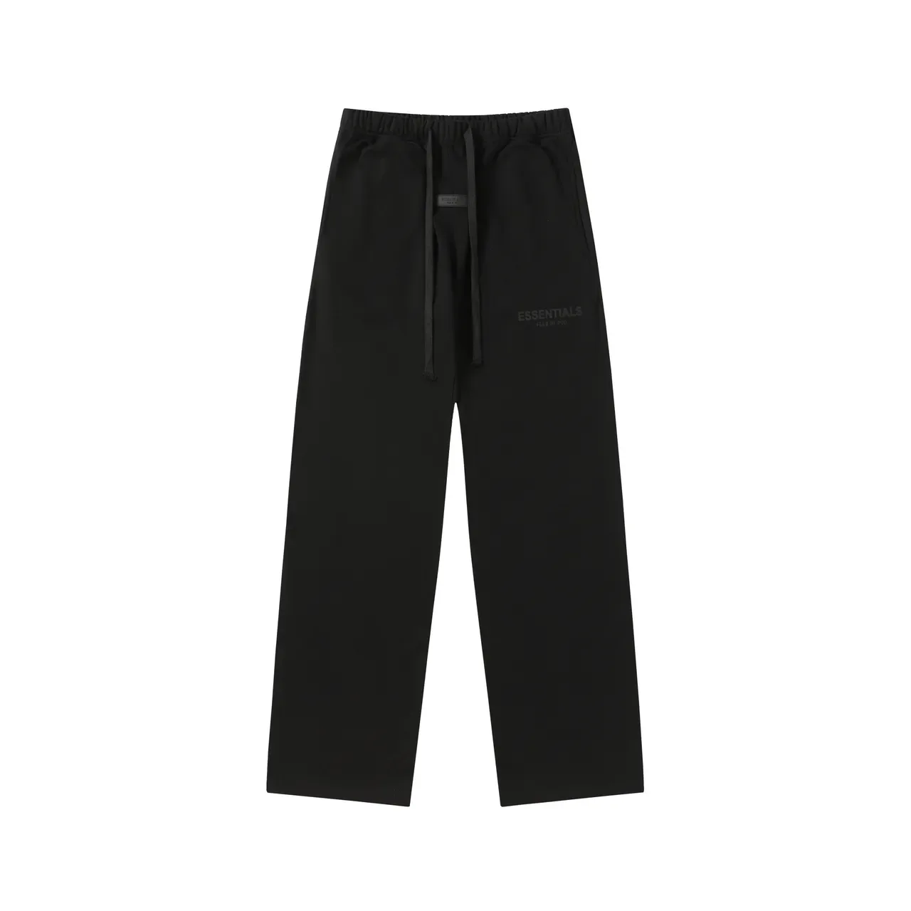 Fear of God Essentials أسود رمادي فيتن مريح خصر مطاطي بنطال رياضي 2