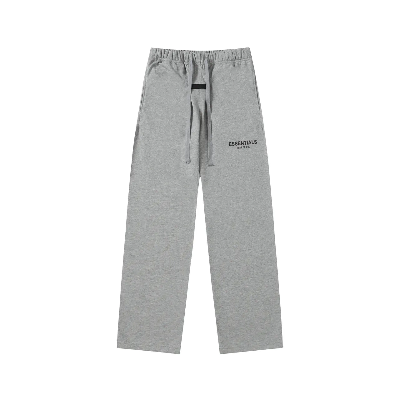 Fear of God Essentials أسود رمادي فيتن مريح خصر مطاطي بنطال رياضي 4
