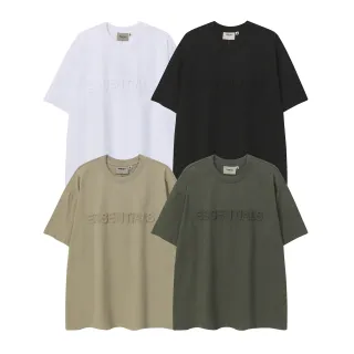 Camiseta Fear of God Essentials con logo en relieve y corte holgado