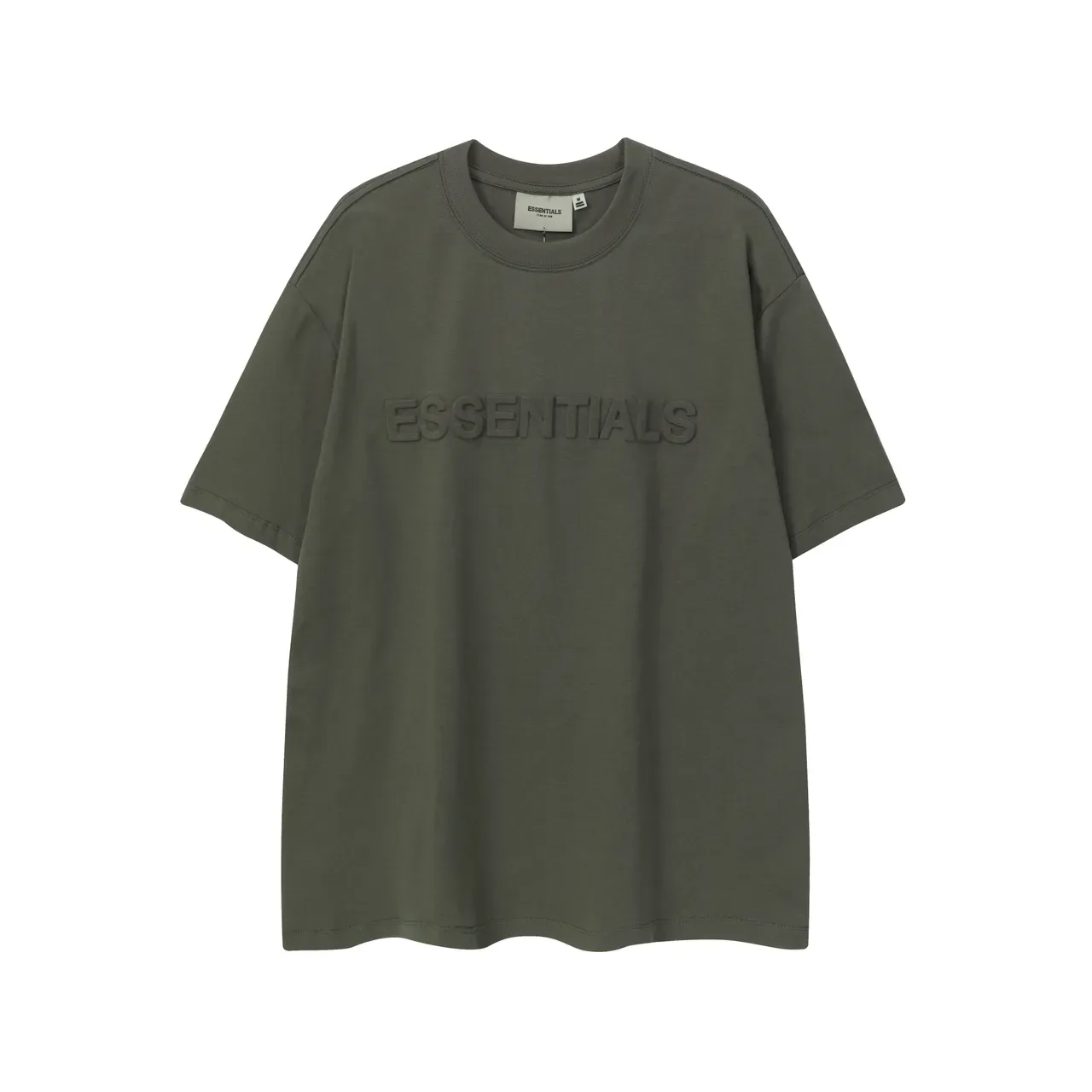 Fear of God Essentials एम्बॉस्ड लोगो रिलैक्स्ड फिट टी-शर्ट 3