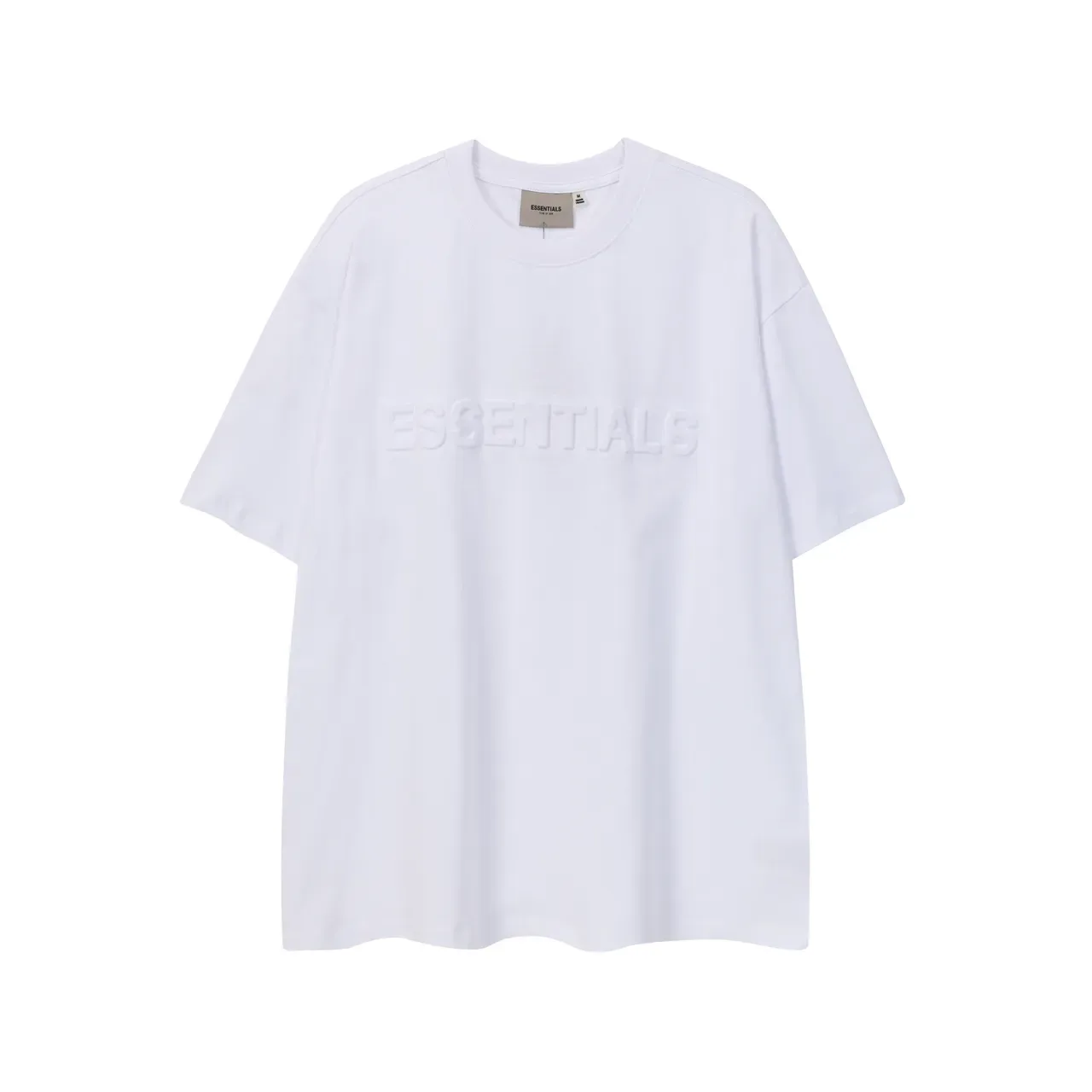 Fear of God Essentials एम्बॉस्ड लोगो रिलैक्स्ड फिट टी-शर्ट 7