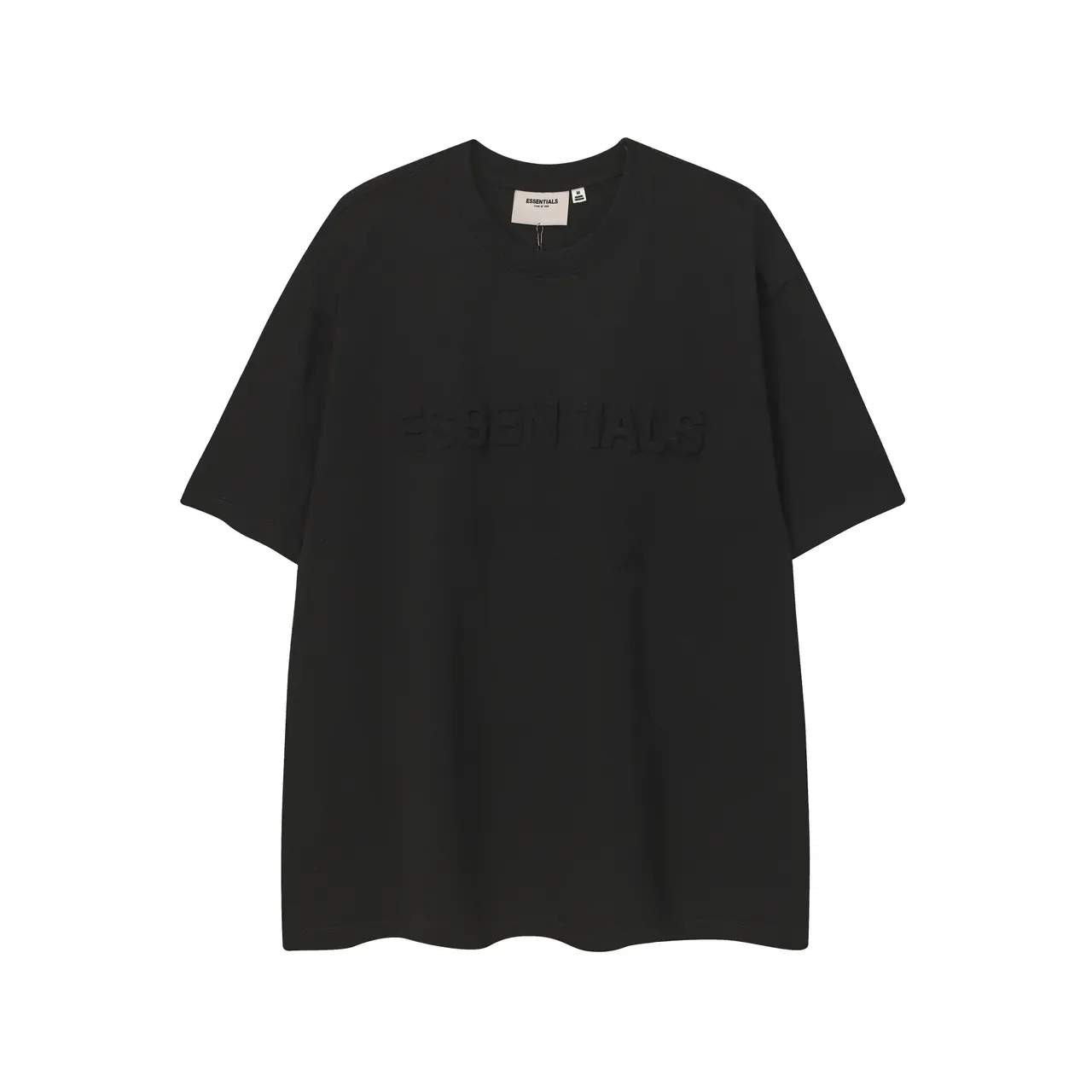 Fear of God Essentials एम्बॉस्ड लोगो रिलैक्स्ड फिट टी-शर्ट 10