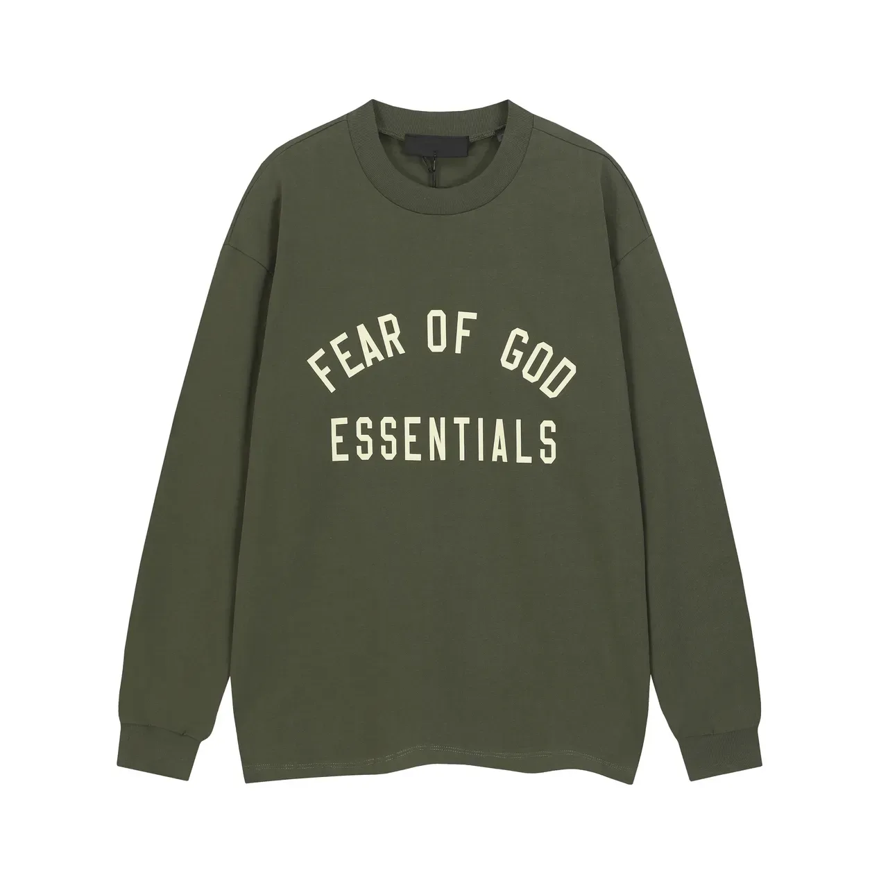 Fear of God Essentials Relaxed Fit Long-Sleeve Crewneck Sweater 8