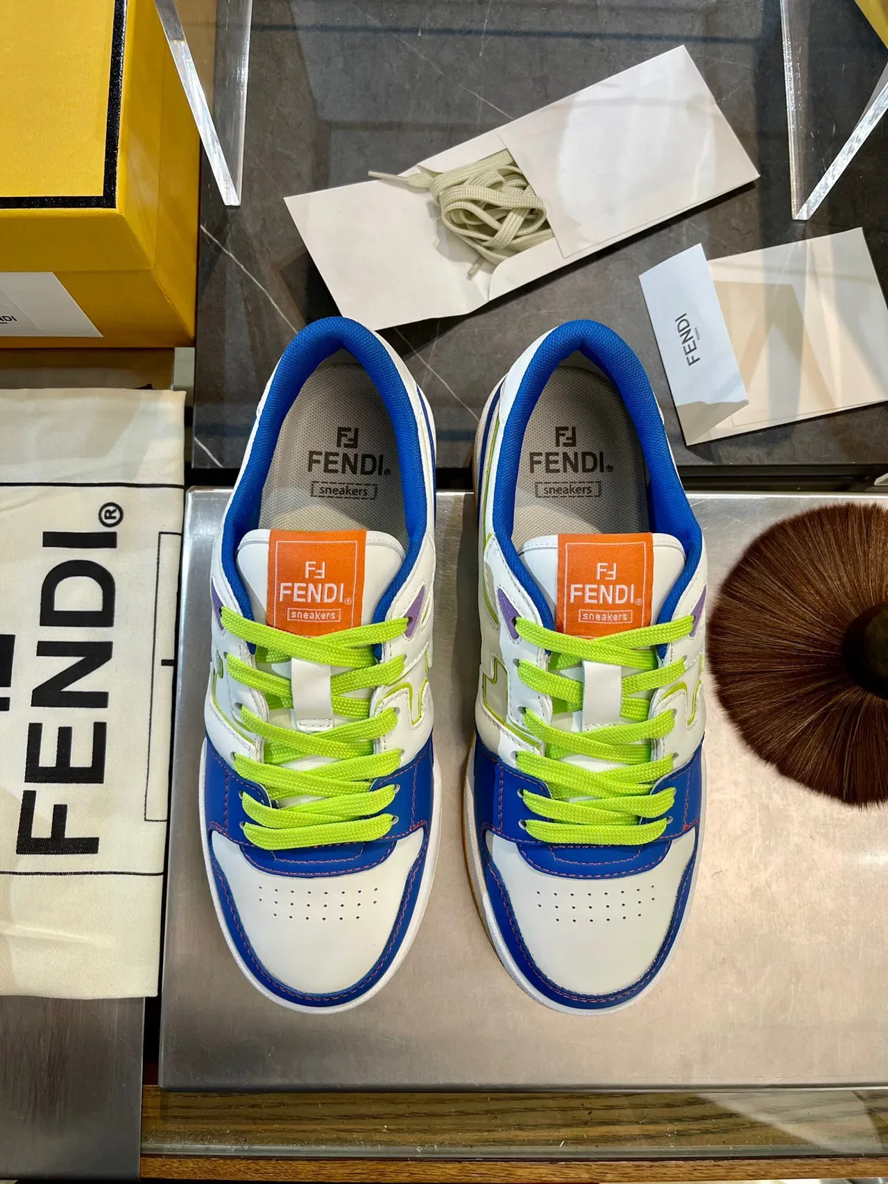 Fendi FF Monogram Chaussures lifestyle à bloc de couleur 5