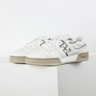 Fendi FF Monogram White Beige Lifestyle Sneakers