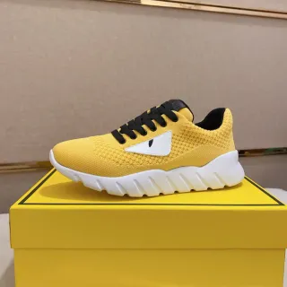 Fendi Monster Eye Sneaker Yellow Black White Lifestyle Sneakers