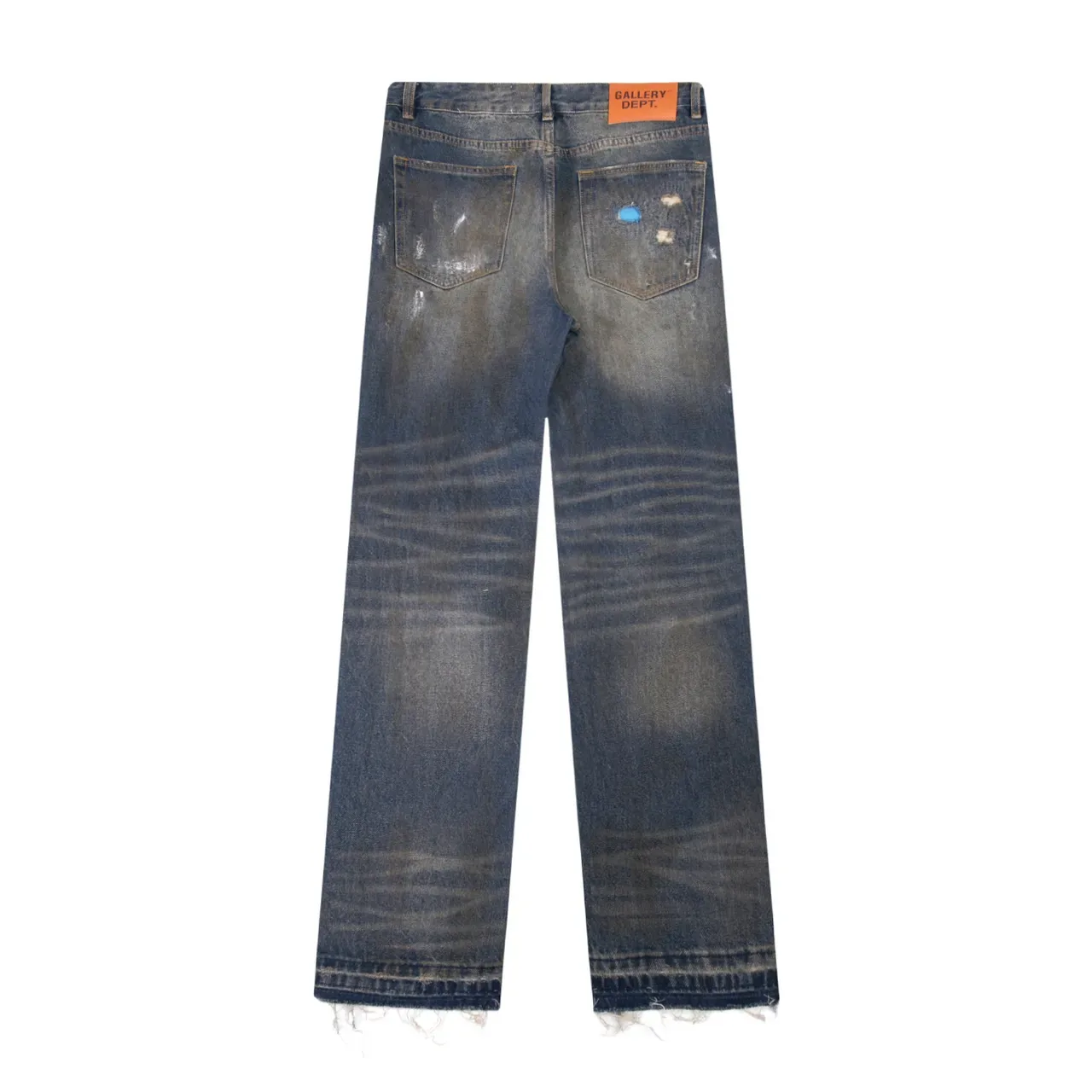 Gallery Dept Distressed Paint-Splattered Straight-Leg Jeans 3