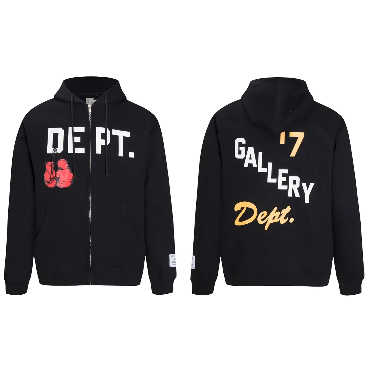 Gallery Dept Graphic Print Full-Zip Hoodie 2