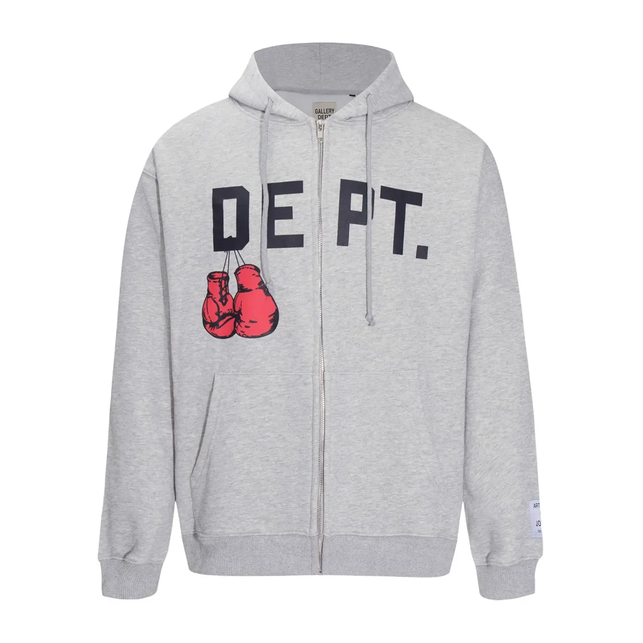Gallery Dept Graphic Print Full-Zip Hoodie 6