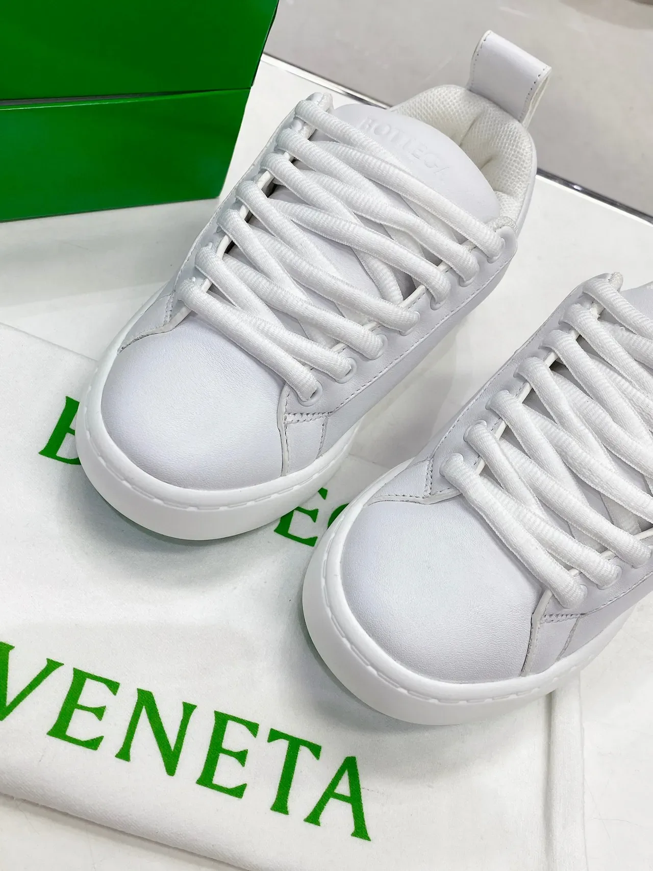 All-White Platform Lifestyle Sneaker 3