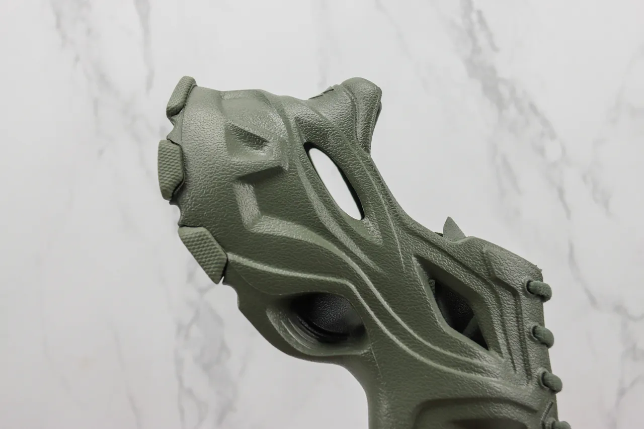 Vert Militaire Construction Monolithe Moulée Grandes Coupes de Ventilation Obstruction 4