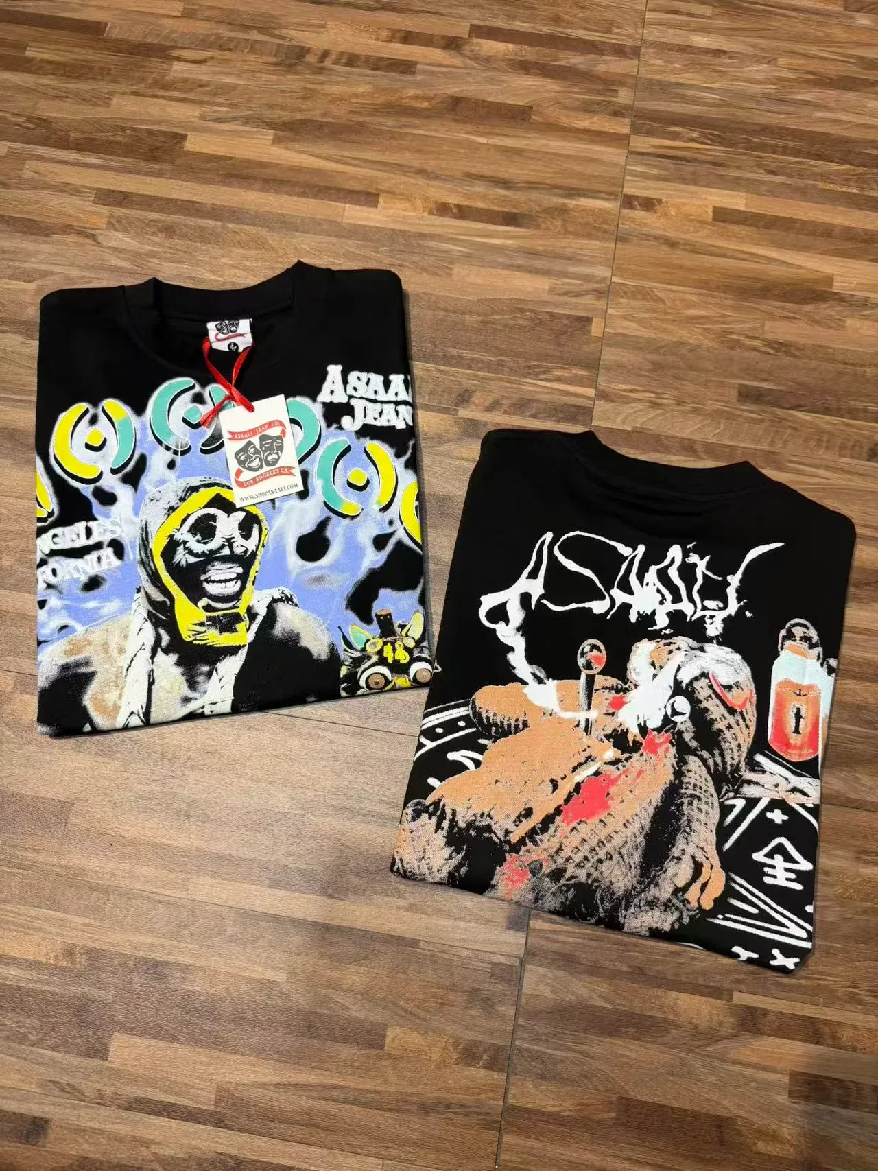 Asaali Jean Co Voodoo Los Angeles California Graphic T-Shirt 5