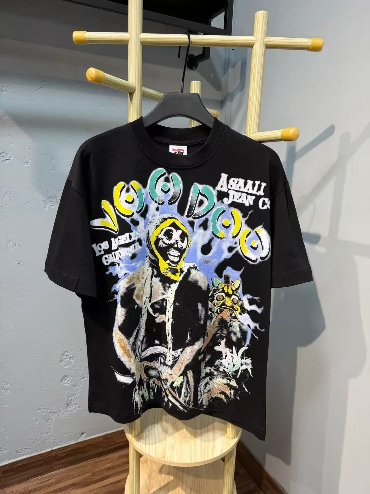 Asaali Jean Co Voodoo Los Angeles California Graphic T-Shirt 7