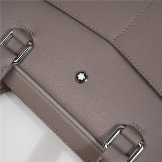 Beige Black Structured Taupe-Gray Leather-Like Handbag 14