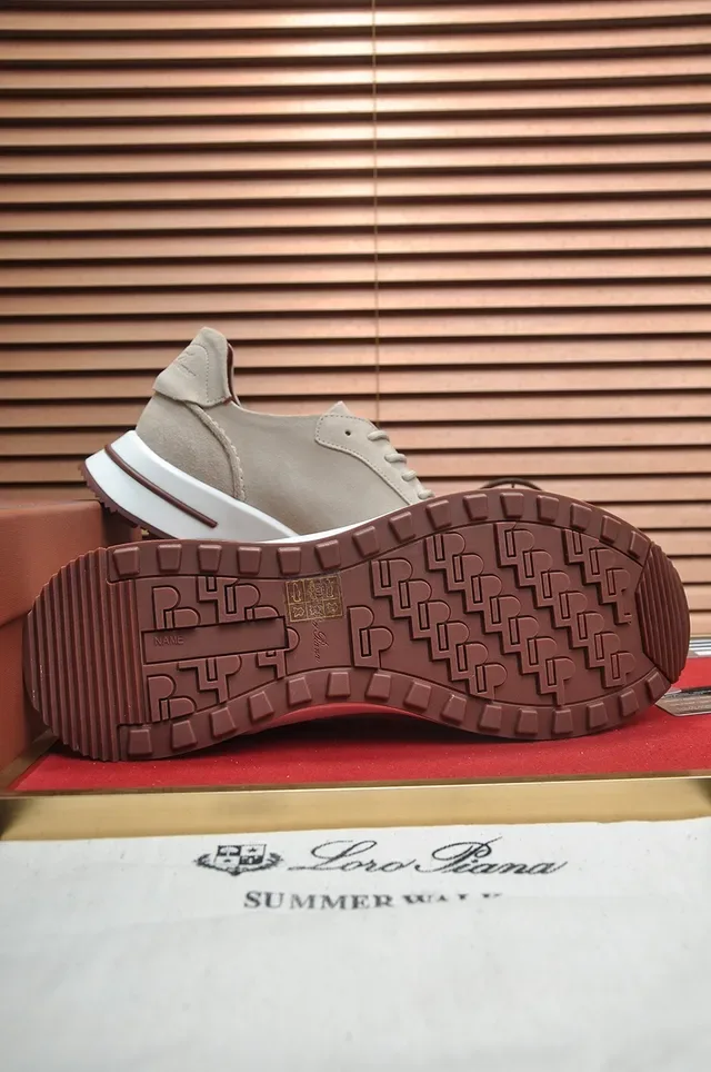 Beige Suede and White Lifestyle Sneaker 3