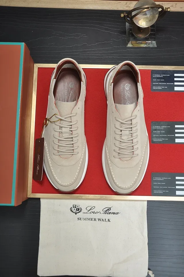 Beige Suede and White Lifestyle Sneaker 5