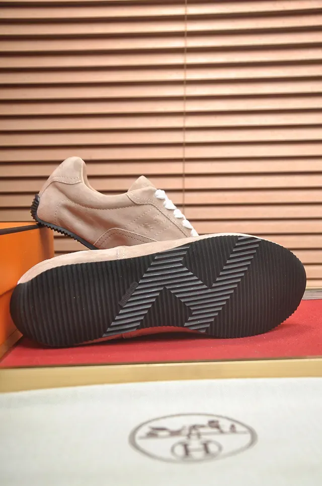 Beige Suede Low-Top Minimalist Sneaker 3