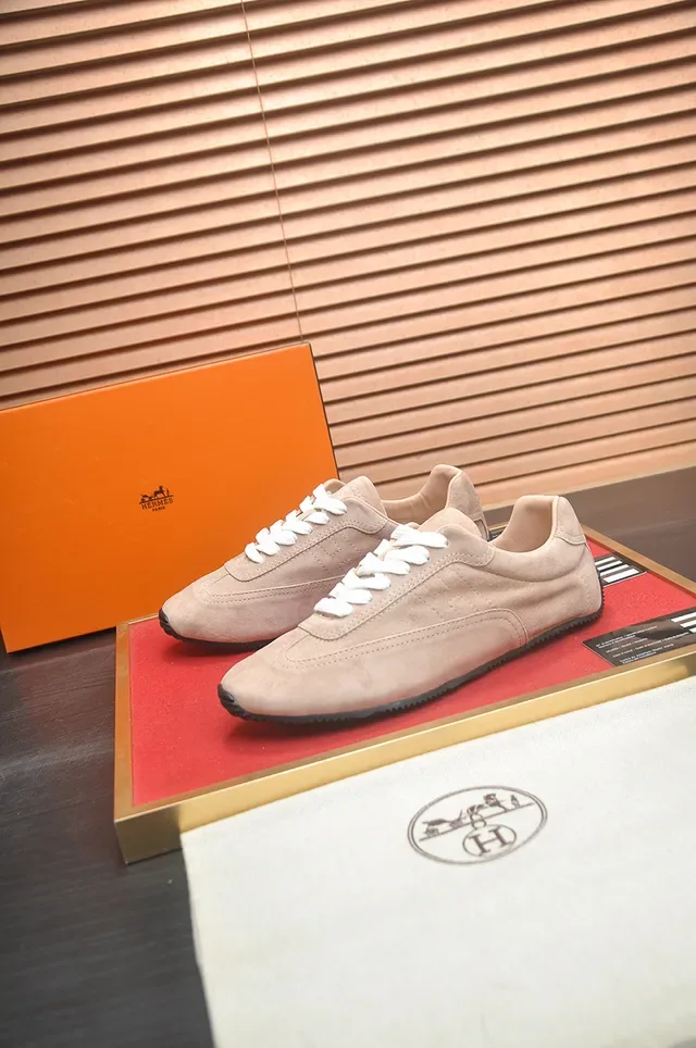Beige Suede Low-Top Minimalist Sneaker 4