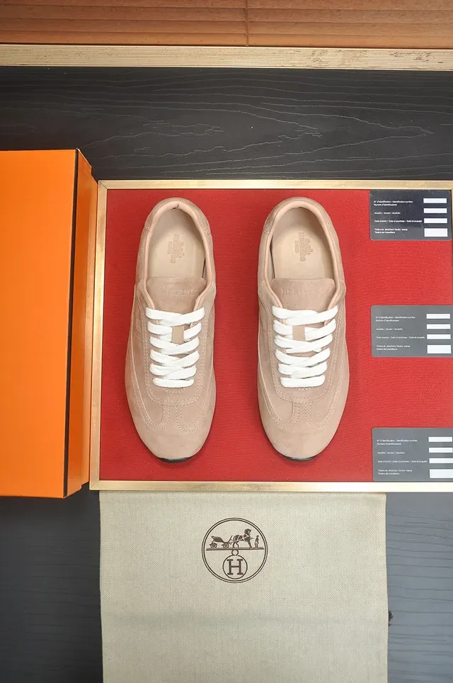 Beige Suede Low-Top Minimalist Sneaker 5