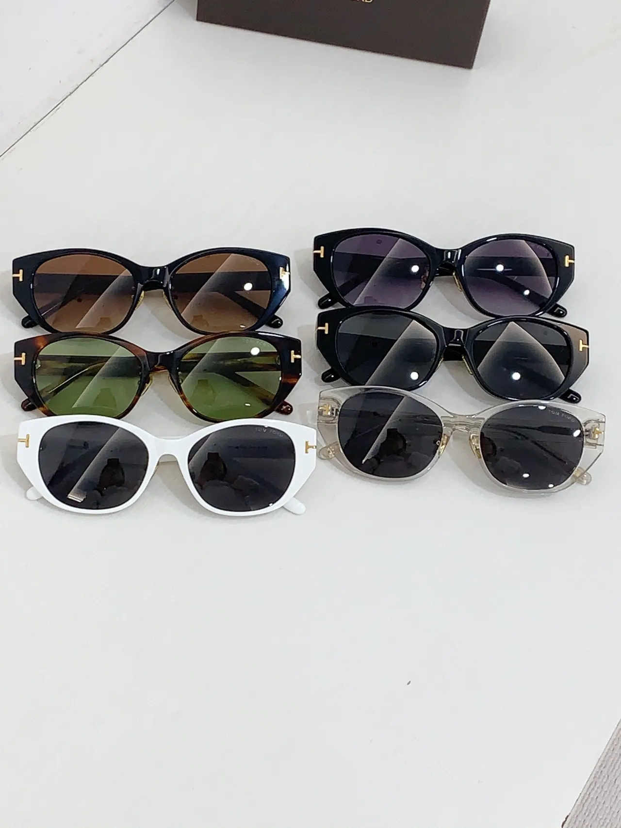Black Cat-Eye Gradient Lens Sunglasses 8