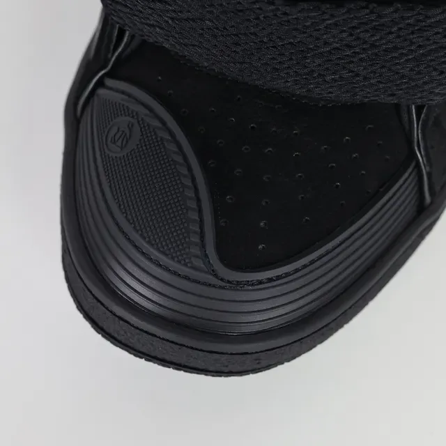 Black Laceless Multi-Strap High-Top Lifestyle Sneakers 5