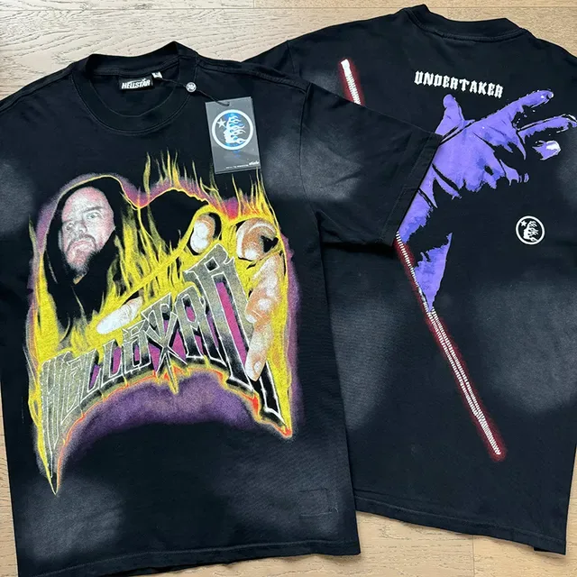 Black Oversized Double-Sided Graphic Print T-Shirt 7