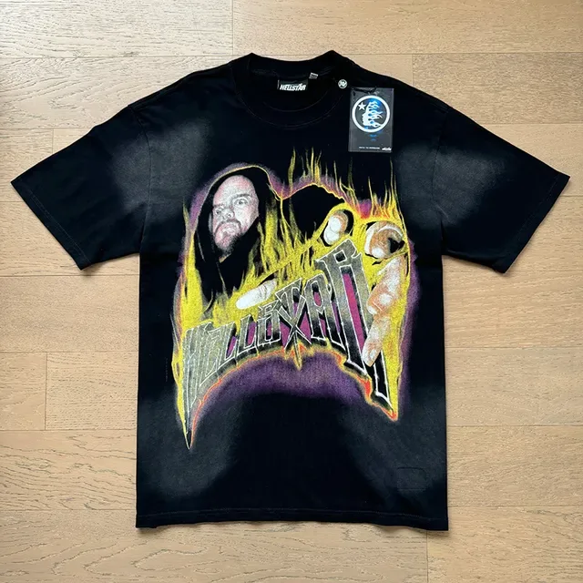Black Oversized Double-Sided Graphic Print T-Shirt 8